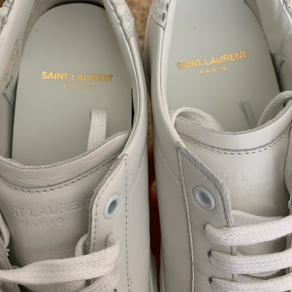 YSL COURT CLASSIC SL/06 EMBROIDERED SNEAKERS - Picture 4 of 9